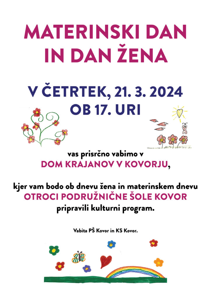 Plakat materinski dan 2024