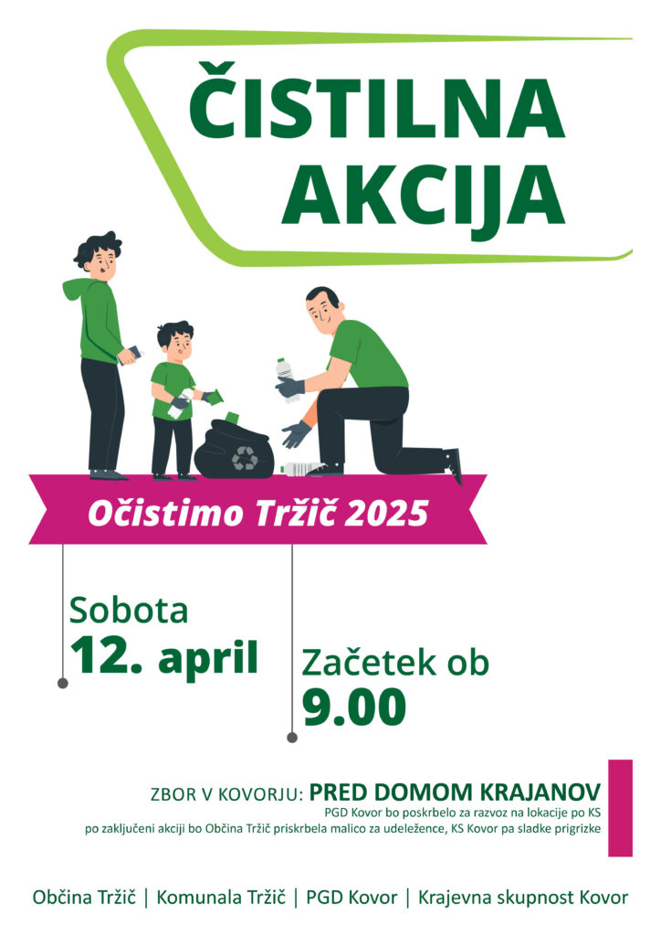 Plakat za cistilno akcijo